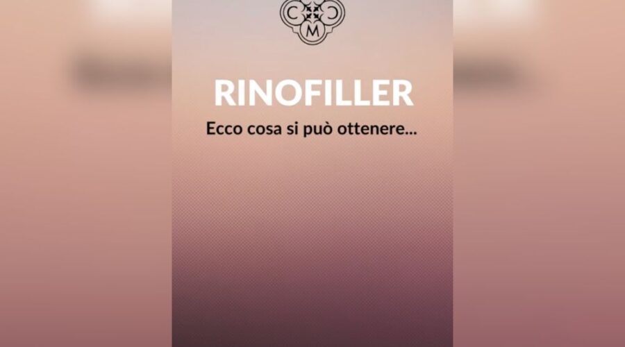 ecco cosa si può ottenere con il rinofiller!